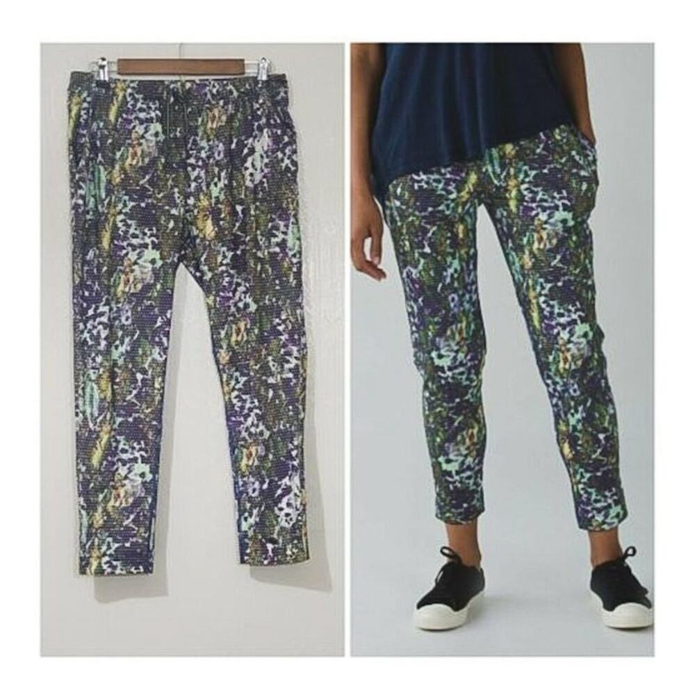 Lululemon Boyfriend Fit Jet Jet Crop Slim Drawstring Pants Size 2